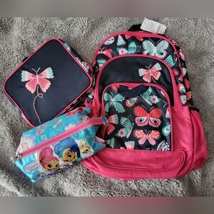 Gymboree Backpack and Lunch bag Set with free pencil case